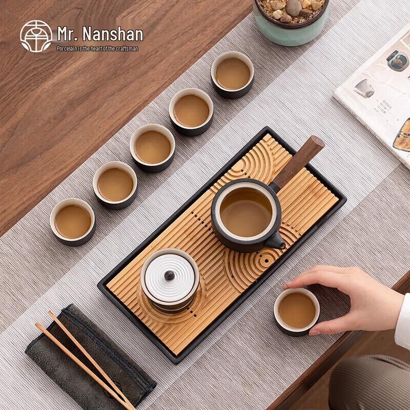 Nanshan Xiansheng Zen Style Side Handle Kung Fu Tea Set