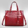 New Women's Bag Casual Crocodile Pattern Handbag Trendy Large Capacity Autumn and Winter New Shoulder Bag, Messenger Bag