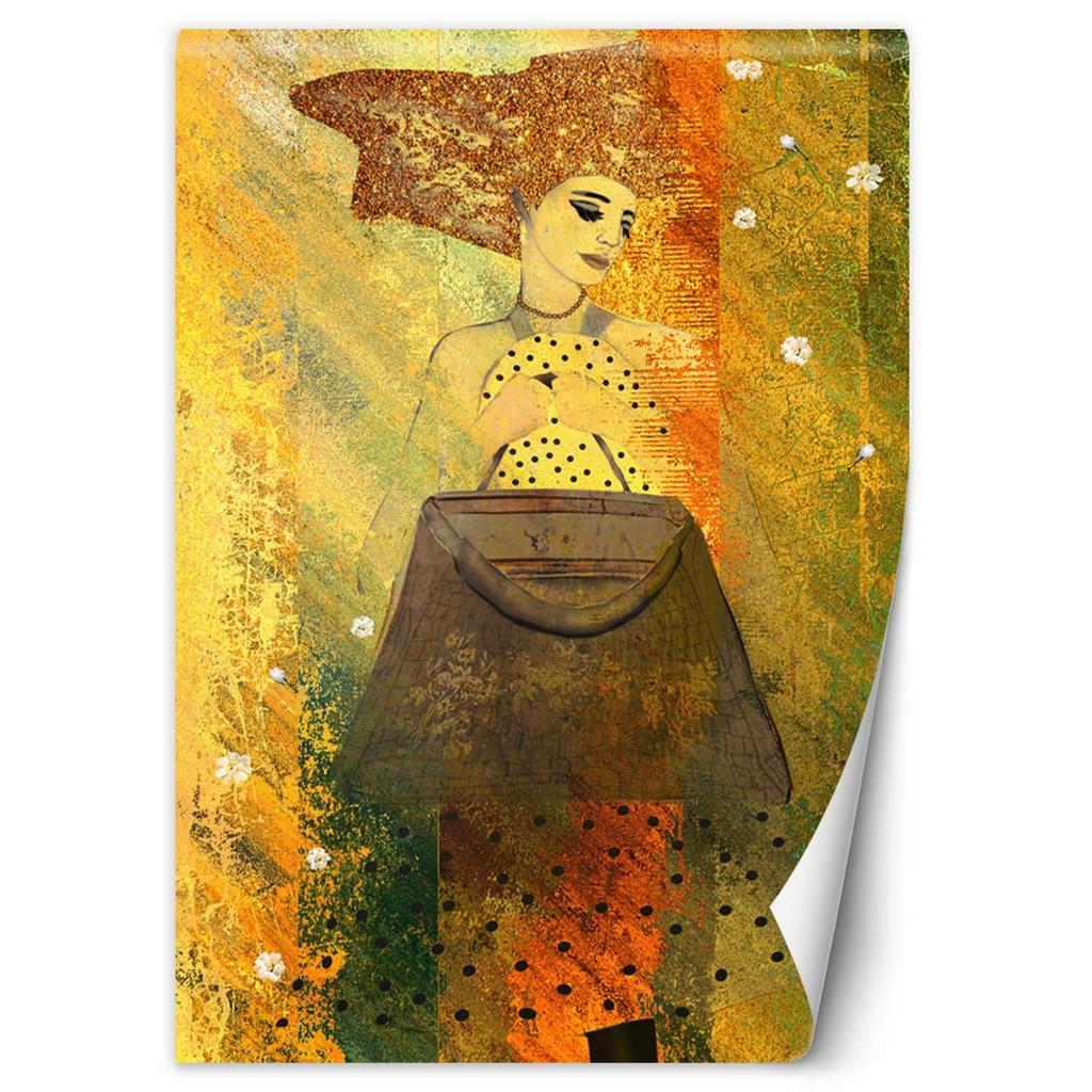 Wallpaper Embarrassed woman