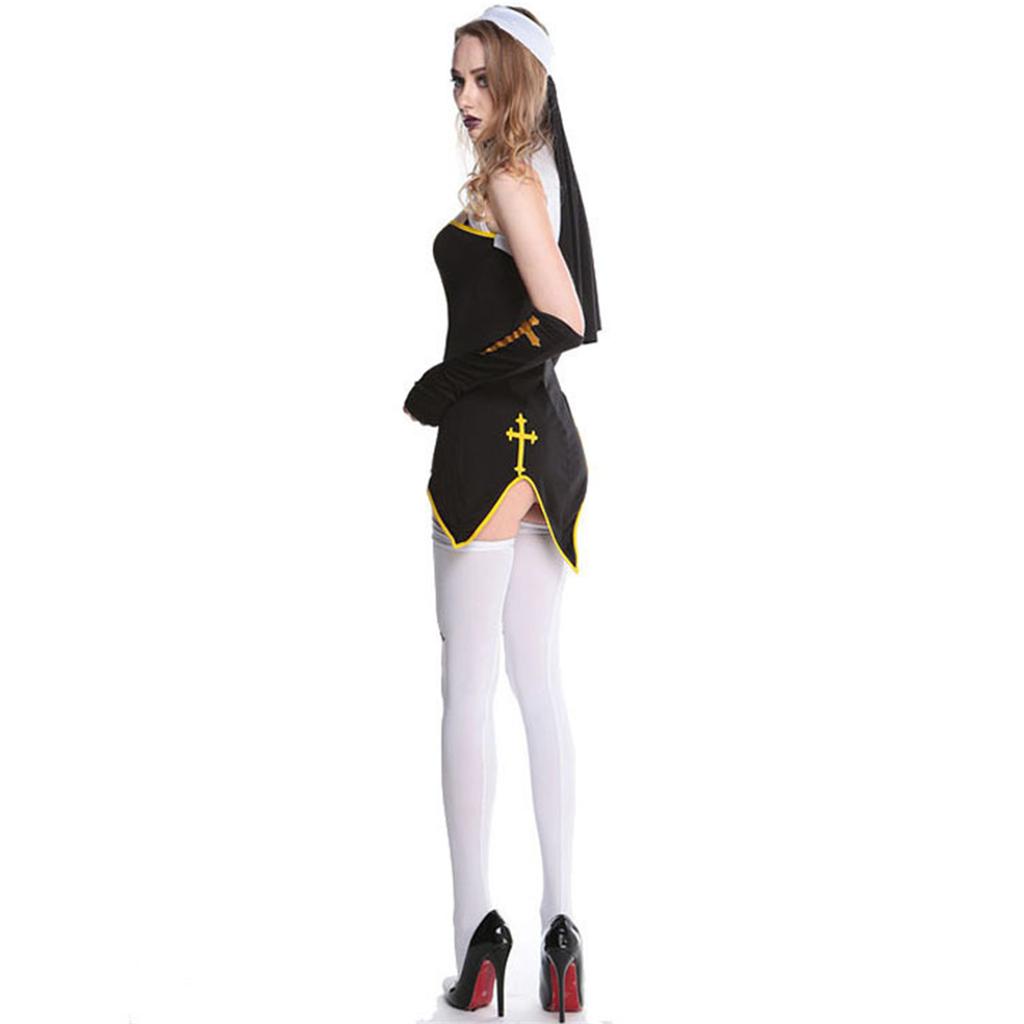 Women's Costume Dress Set for Halloween Party Role Play and Stage Performance