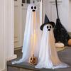 Halloween Decoration Supplies Front Door Glowing Ghost Standing Ghost Haiioween Yard Decoration Halloween Ornaments