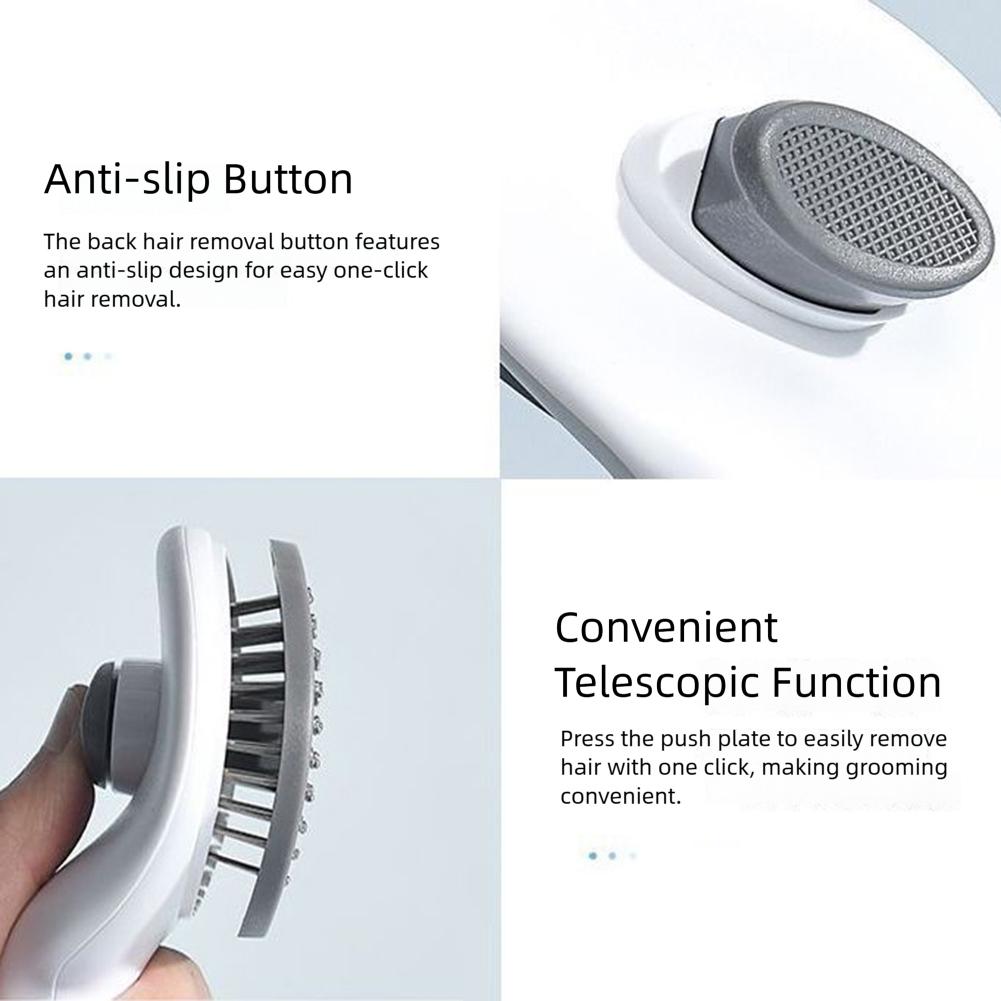 Pet Dog Brush Cat Comb Self Cleaning Pet Hair Remover Brush For Dogs Cats Grooming Tools Pets Dematting Comb Dogs Accessories