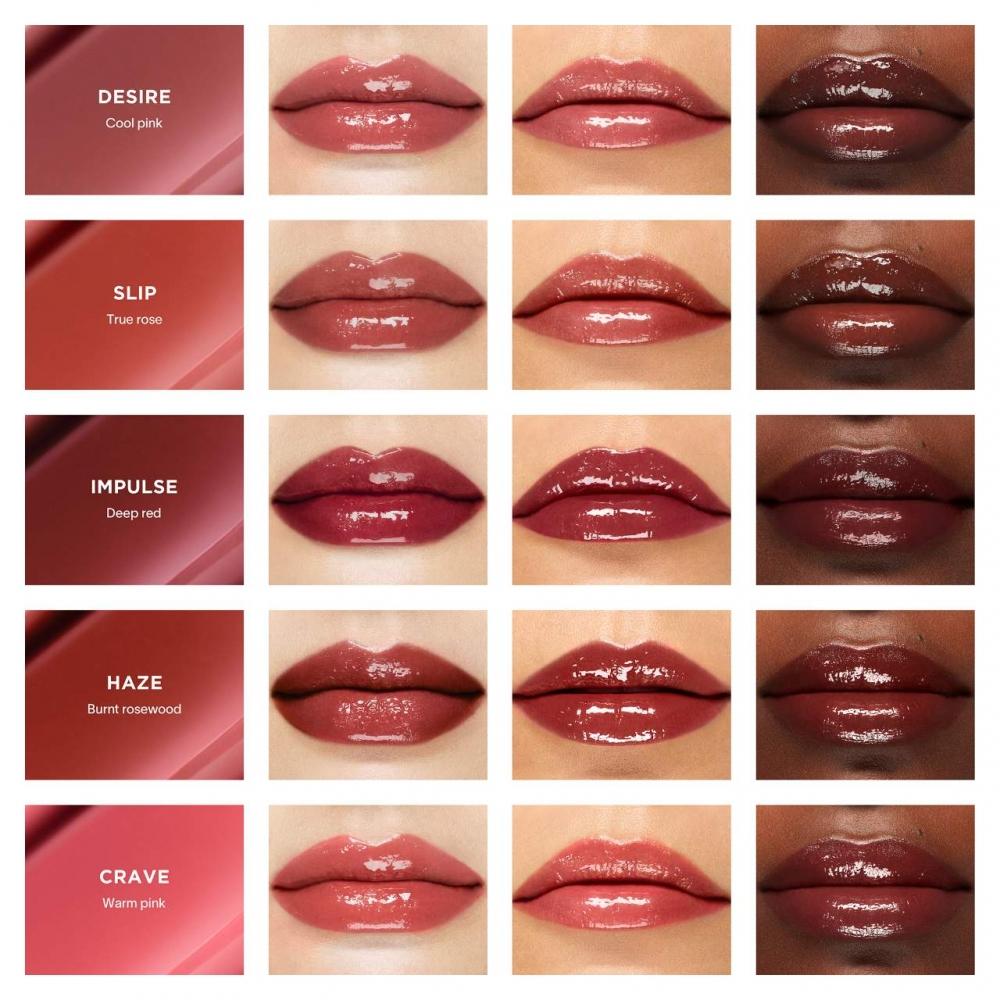 HourGlass Phantom VolumizinG Glossy Lip Balm .05 Oz   1.7 G Invite 80 Rosy Brown With Gold Pearl