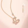 990 Sterling Butterfly Necklace Women Fashion Light Luxury Clavicle Chain Ins Style Versatile Choker
