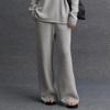 Cashmere High-Waisted Wide-Leg Knit Pants - Autumn/Winter Collection
