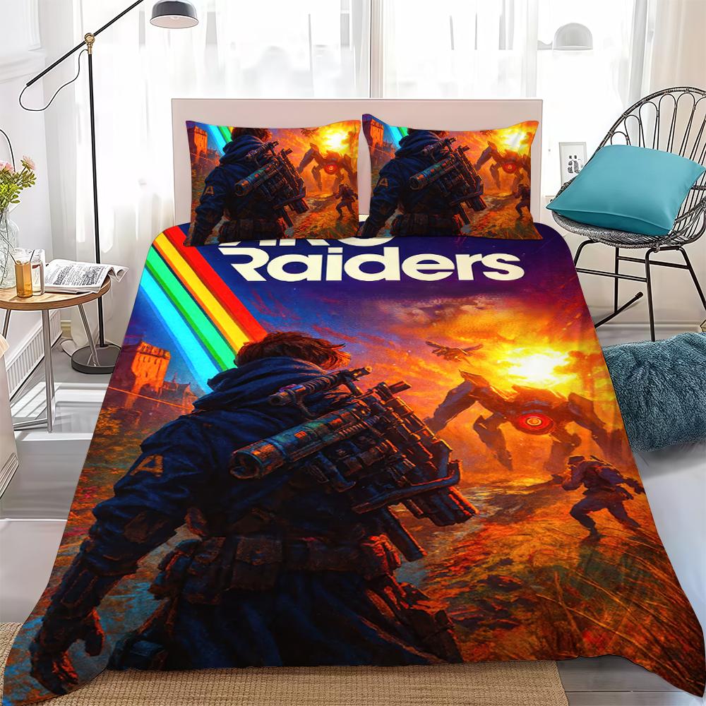 A-Arcs-Es R-Raiders-Es Game Duvet Cover Set Home Style Bedding Soft Laundry Cotton Bed 3 Piece Set Student Dormitory Gift