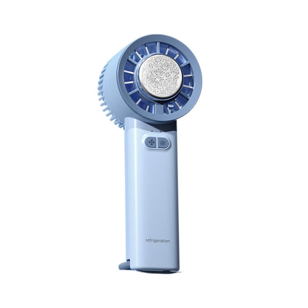 

Перезаряжаемый вентилятор Hurricane Mini для ледяной сенсации, портативный ручной турбо-вентилятор для улицы, кемпинг синий