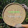 Large Handmade Bamboo Winnowing Basket - Round Woven Tray/Sieve for Drying or Decoration