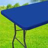 Homaxy Stretch Spandex Washable Elastic Tablecover Round Waterproof Table Cloth Outdoor Retangle Picnic Banquet Party Tablecloth