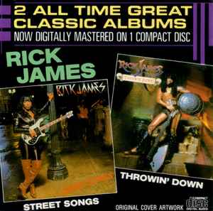 CD RICK JAMES - Street Songs / Throwin' Down GCD08012GD Gordy 1986 US Soul/Funk Used