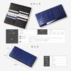 CLW Crocodile Leather Works Crocodile Leather Long Wallet (with Coin Purse) - Indigo Dyed Blue Crocodile Leather - Made in Japan - Men's Wallet -