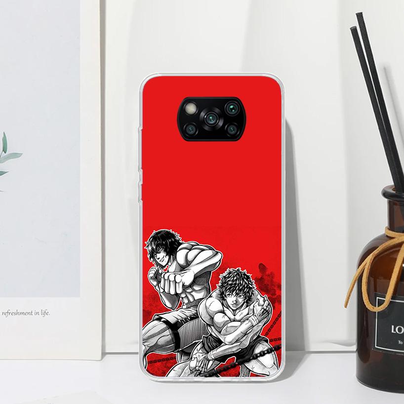 Baki the Grappler Original Anime Phone Case For Xiaomi Poco X7 X6 X5 M7 M8 Pro F7 Ultra Redmi 15C 15 13C 13 12C 12 10 10C 10A Ar