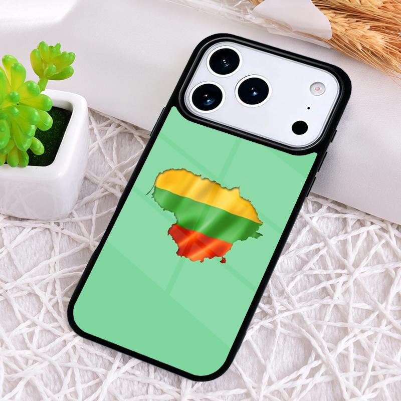 Lithuania Flag print Phone Case for iPhone 17 Air 16 15 11 12 14 13 Pro Max Shockproof Cover