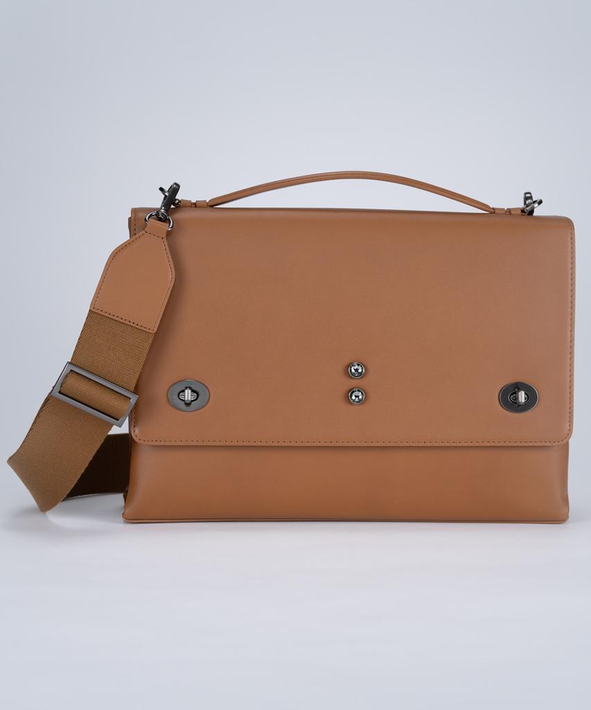 Plaadico Plaadico_S Satchel, Caramel Tan