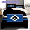 Hamburger Sportverein Pattern Bedding,Quilt Set Quilt Cover Pillowcase Home Birthday Gift(1 * Duvet Cover + 2 * Pillowcase, Without Core)