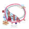 Fruit Sun Pendant Necklace Love Dopamine Necklace Geometric Rice Bead Necklace  Gift