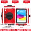 For iPad 11th Gen 11 inch 10th 10.9" With 360 degree rotate Stand Case cover with shoulder strap and pen holder