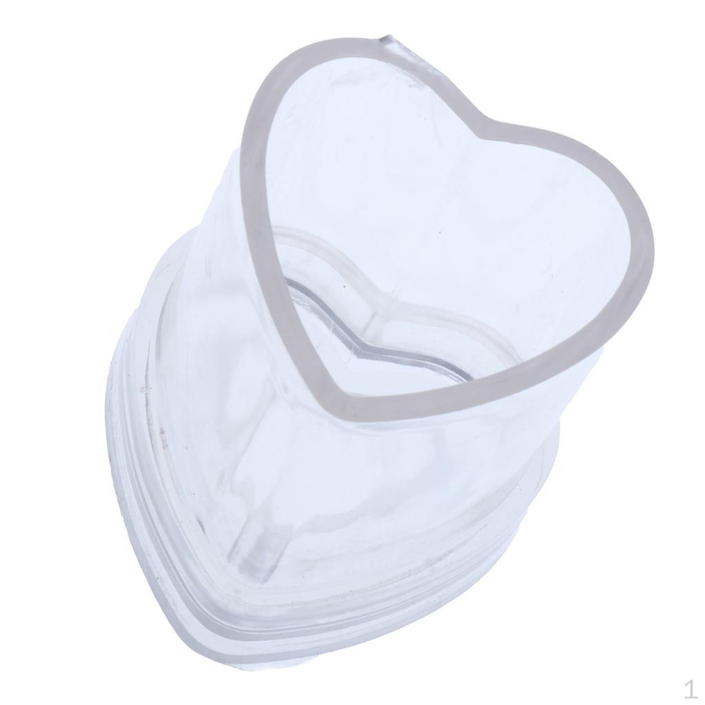 

Plastic Candle Soap DIY Making clay fo craft Moulds 4.3x4.1x5.3cm