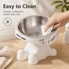 Non-slip Elevated Pet Feeding Bowl Paw-shaped Stand Raised Pet Bowl  Food and Water Feeding