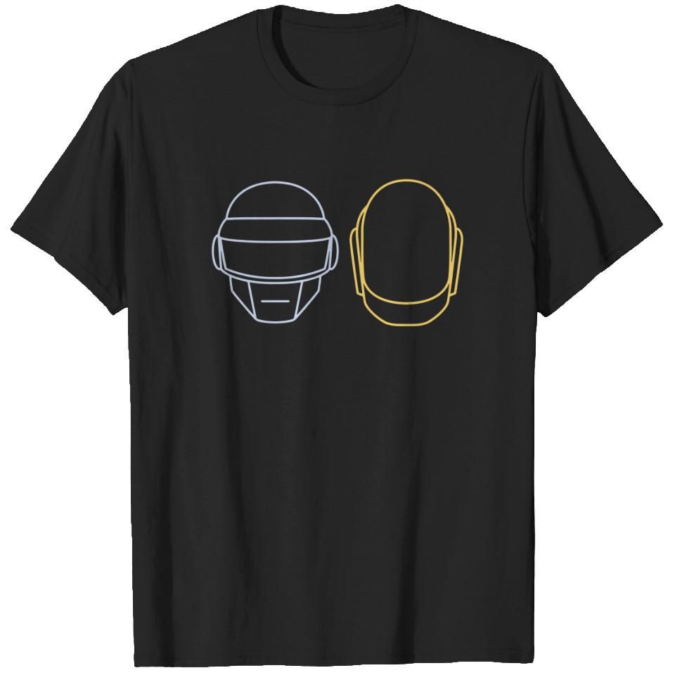 Daft Punk 2 Футболки топы футболки Тяжелая футболка XL