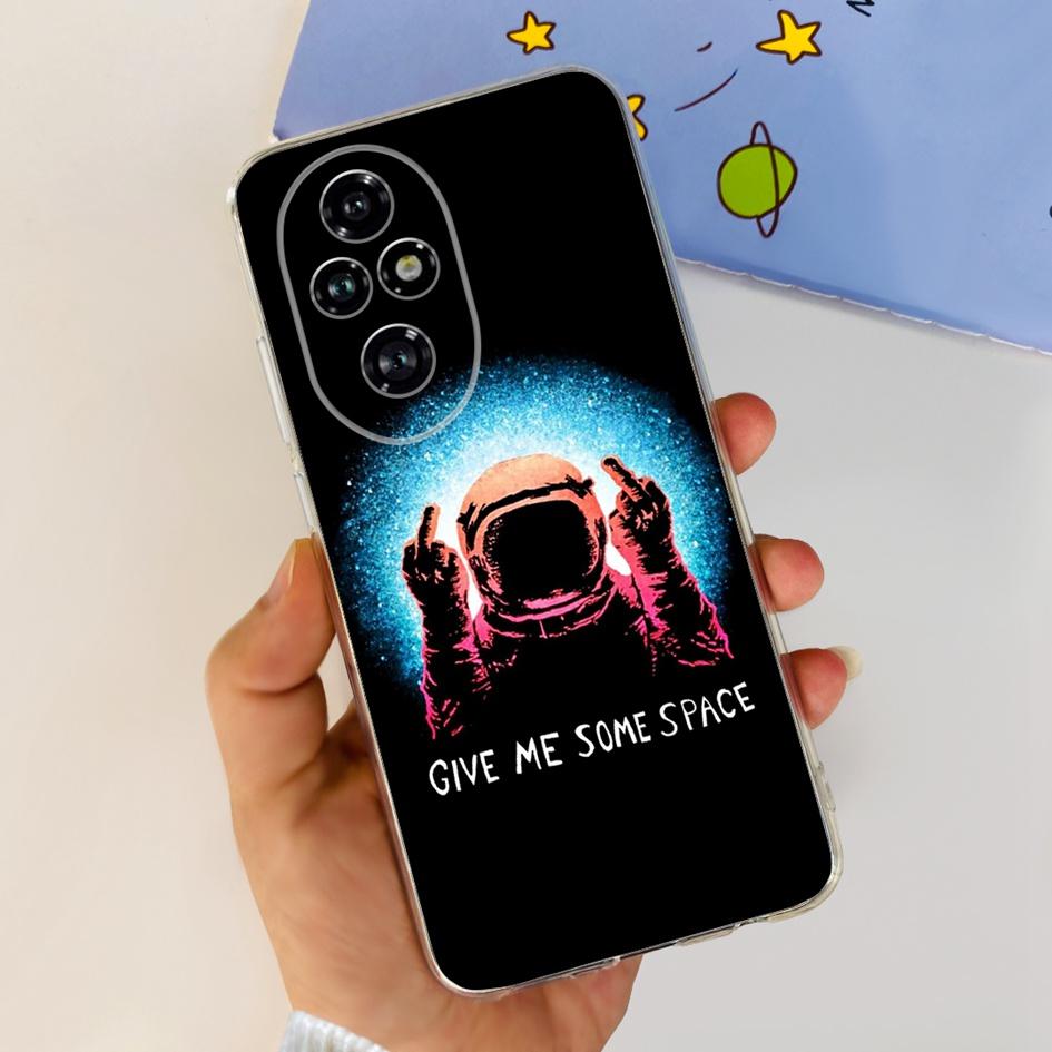 For Huawei Honor 200 Pro 5G Case New Stylish Flower Slim Soft Clear Silicone Phone Cover For Honor 200 Pro Bumper Honor200 Coque
