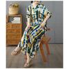Fashionable Printed Skirt Loose Mid Length Dress for Women