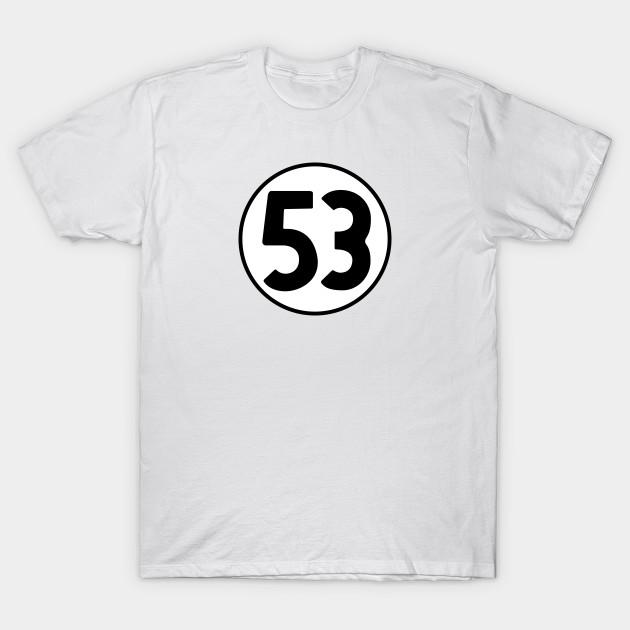 Men Black Print T-shirt Team 53 No-Cut Transfer Paper Print Cotton Tshirt S белый