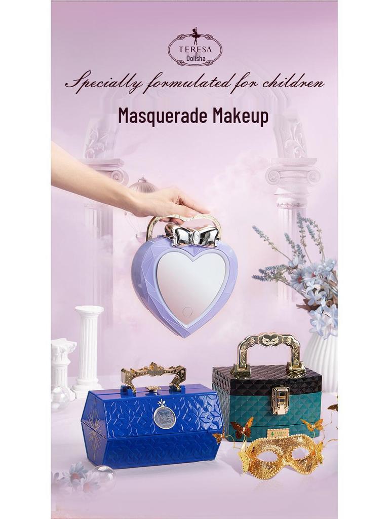 Dollysa Princess Makeup Set for Kids - Child's Stage Performance Gift
