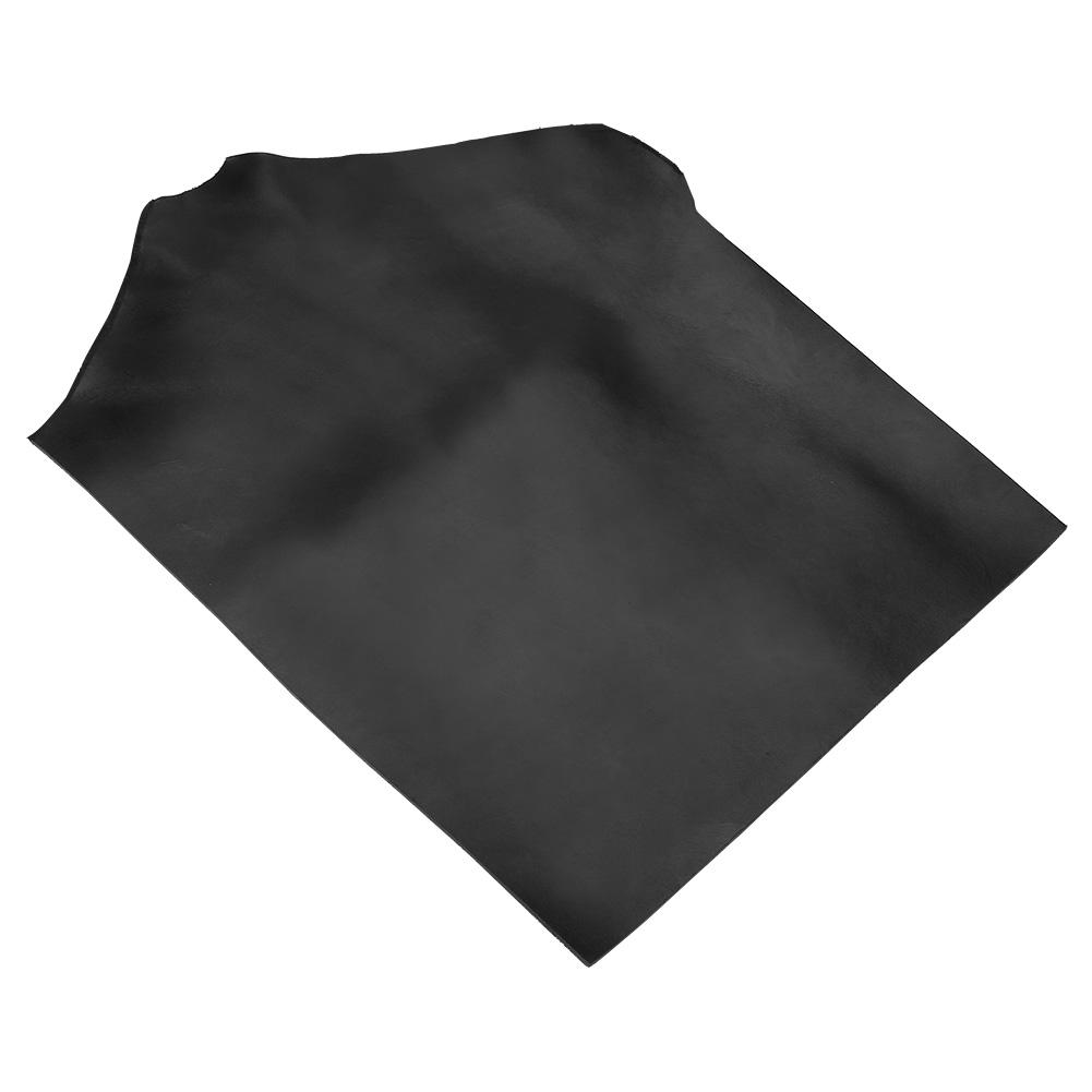 1SF Vegetable Tanned Tooling Leather Piece Natural Leathercraft Black 30*30*0.2cm