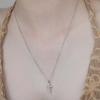 Bijou Cross Pendant Necklace Nz2493 Surgical Steel