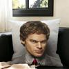 Classic Dexter  Pillow Case Square Double-Sided Sofa Cushion Cover Bedroom Bedside Pillow
