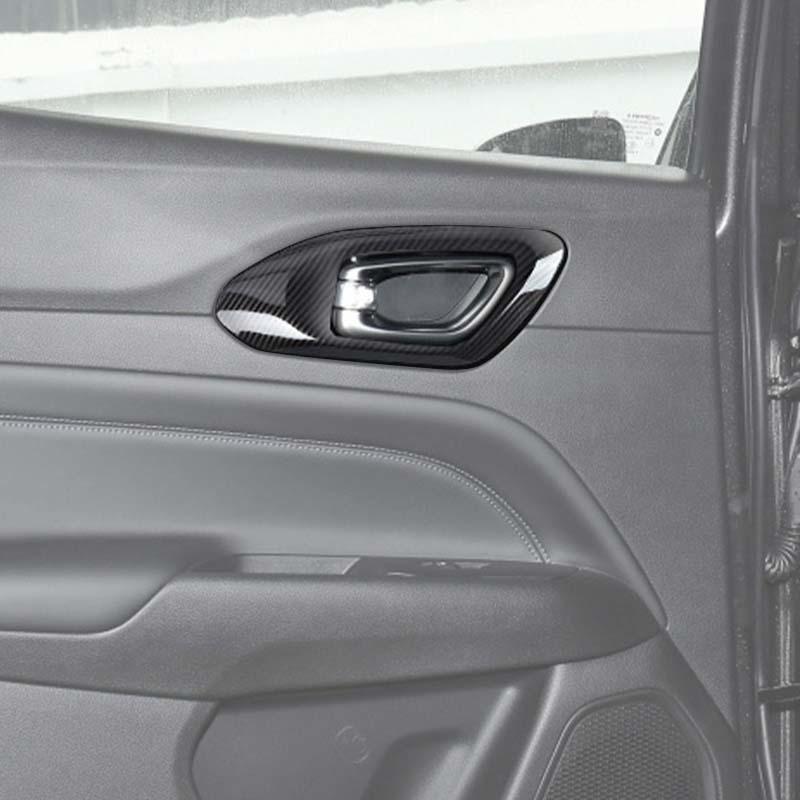 ABS Interior Door Handle Decoration Cover Sticker Fit For Jeep Compass 2021 Up Interior Accessories