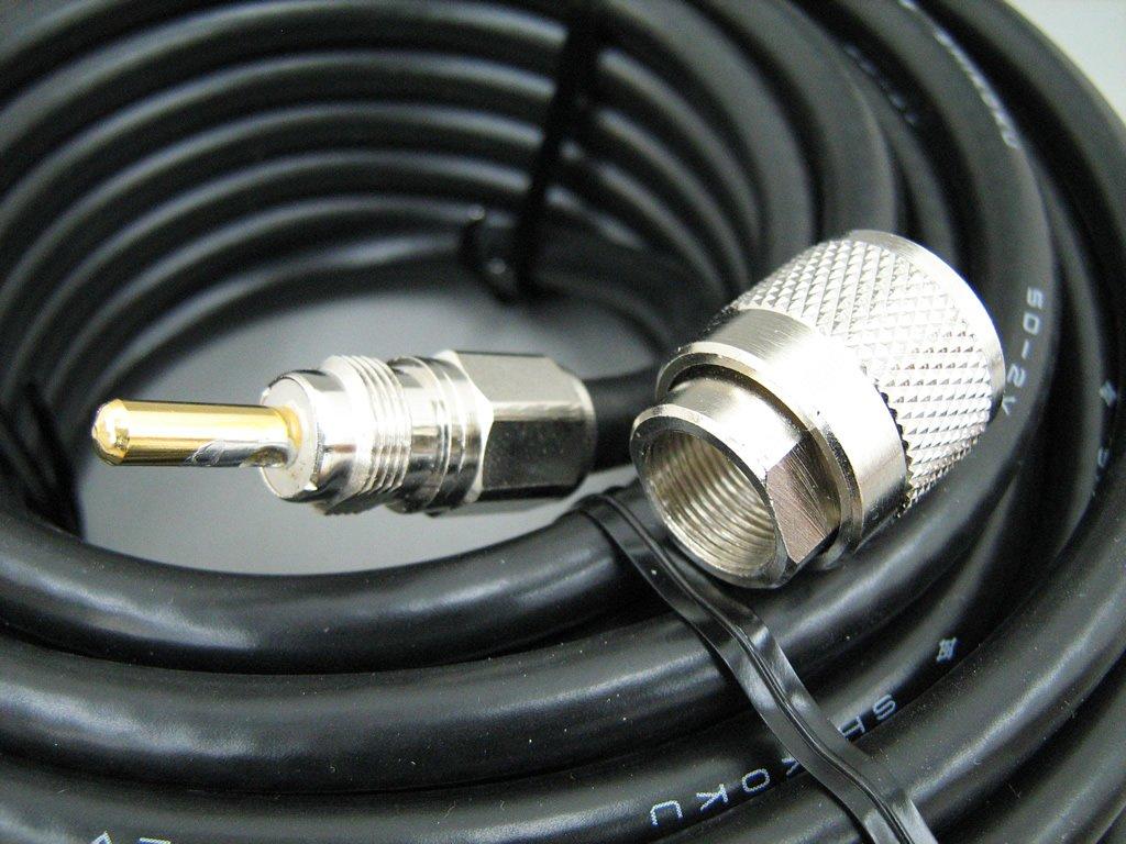 Cable de estación fija Comet, conector de 15 m, 5D-2 V, HF-500 MHz, MP-MP