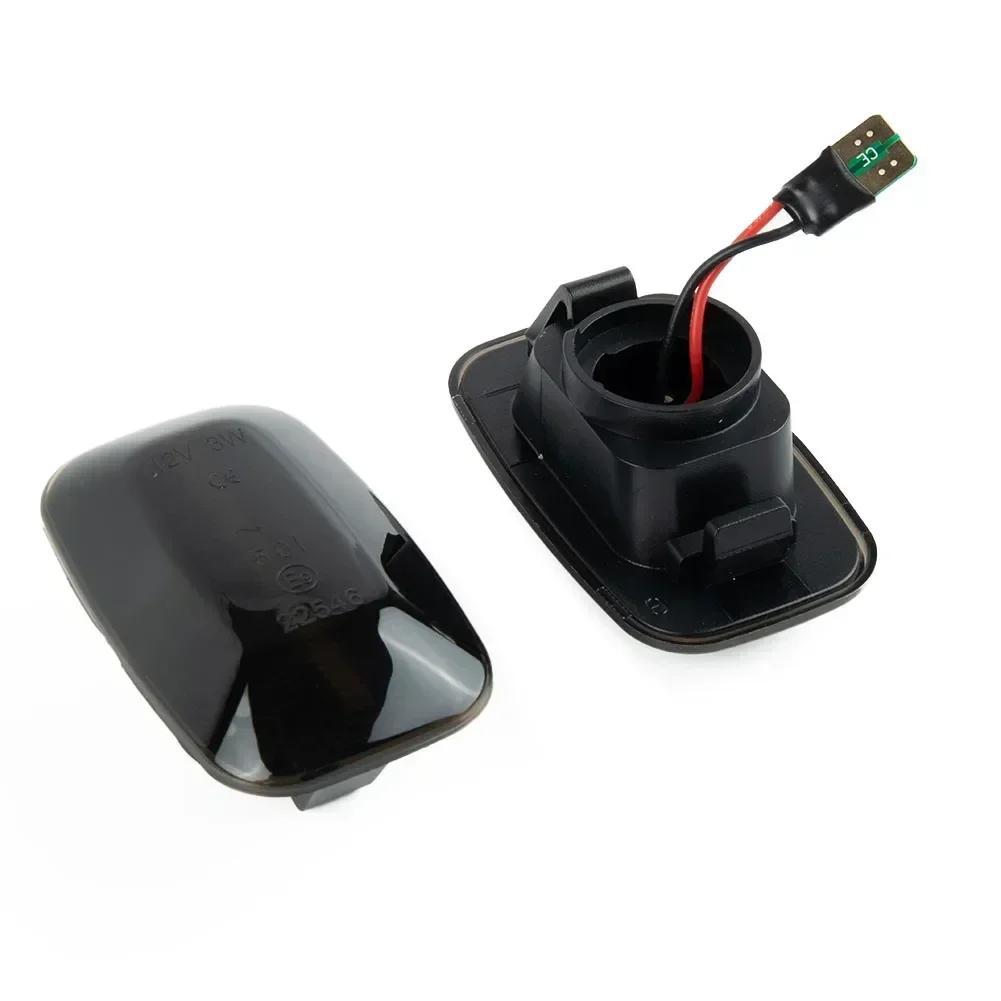 2pcs DC12V LED Side Marker Lights Indicator Amber ABS+PC+LED Turn Signal Lamps Fit For Toyota Land-Cruiser 80 Series 1990-1997