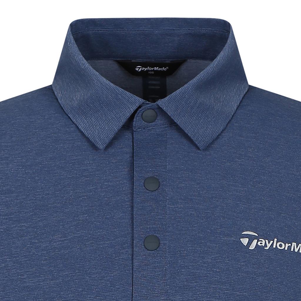 TAYLORMADE APPAREL 26Ss Men'S Solid Texture Collared Short Sleeve T-Shirt T8031T62441-930