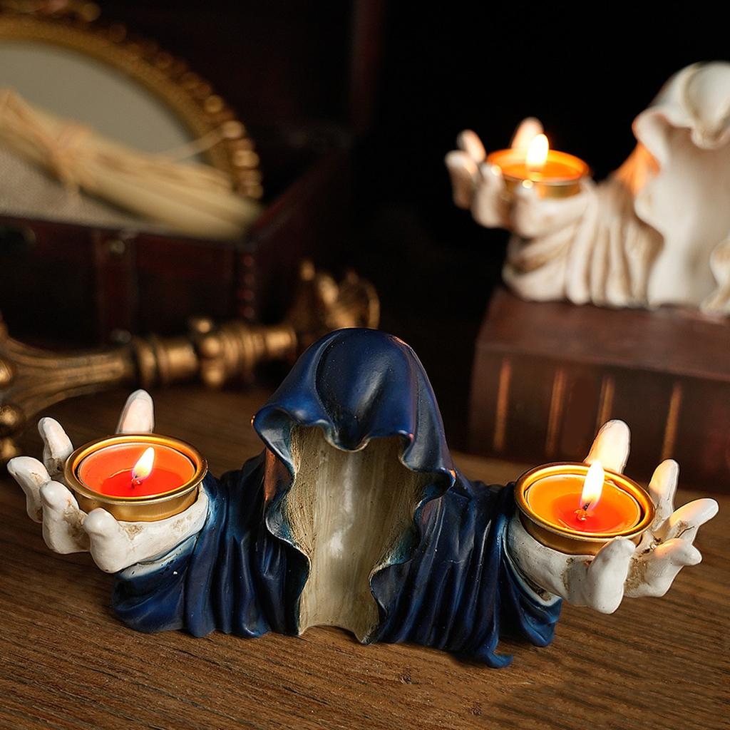 Aromatherapy Candle Ornaments Artwork Retro Candlestick Creative Halloween Festival Decoration