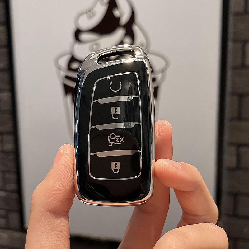 

4 Buttons Tpu Car Key Case Cover For Changan Cs35 Cs85 Plus Cs95 Cs95 Cs25 Coupe Key Cover Fob Protecor Holder Shell Keychain