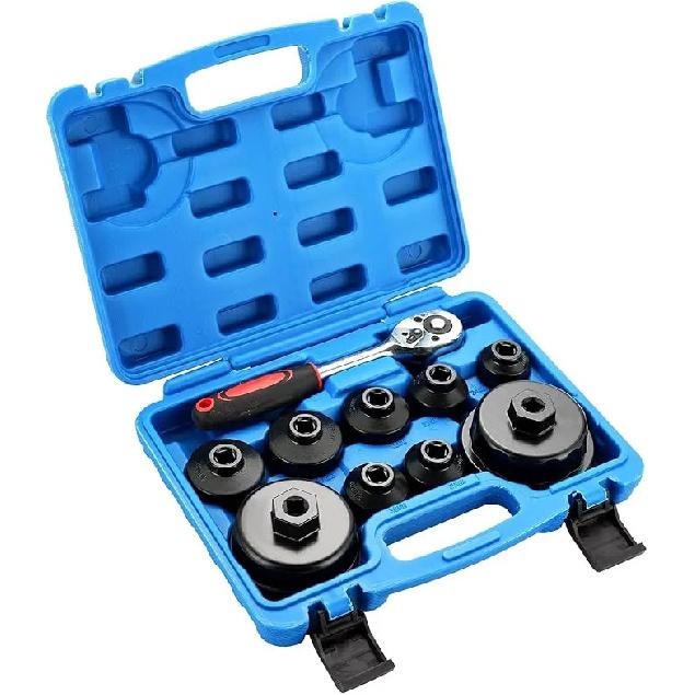 10Pieces / 7 Pieces Oil Filter Wrench Socket Tool Set For Mercedes Benz BMW Toyota Car Repair Manual Removal Tool