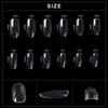 kads 600 ks Dlhé Oválne Bez Zlomu Plné Krytie Tipy na Umelé Nechty Biela Prírodná Priehľadná 12 Veľkostí Nail Art Manikúra Nástroje na Umelé Nechty