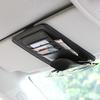 Sonnenblende Multifunktion PU Auto Kartenetui Brillenaufbewahrung Organizer Auto Hängebeutel Auto Aufräumen
