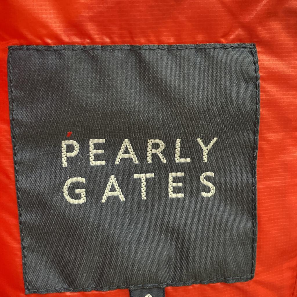 PEARLYGATES 053-7220005 2017 Red Nylon 2-Way Down Jacket Jacket 6 RedUsed