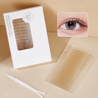 Klar Beige Streifen Augenlid Tape Aufkleber Unsichtbare Doppel Falten Augenlid Spitze Paste Selbstklebende Natürliche Auge Tape Make-Up Schönheit Werkzeug