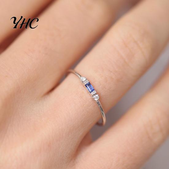 Anillo de dedo con incrustaciones de circonita cúbica para mujer, regalo de joyería de compromiso de boda