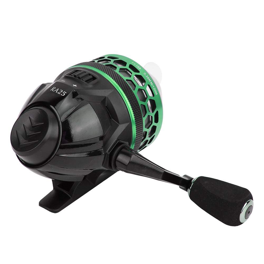 Fishing Spincast Delicate Saltwater Freshwater for Surf Ice Boat and Hole Fishing Reel, Reel, Design, Non-Slip Handle, Rustproof, Lightweight, & Reel,