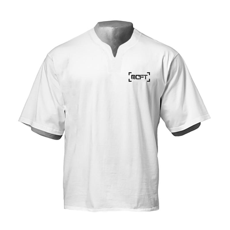 Muscleguys Men's Hip-hop youth high street fashion Printing Half-sleeve T-shirt Loose casual Tide Top Summer fitness Clothes comfortable