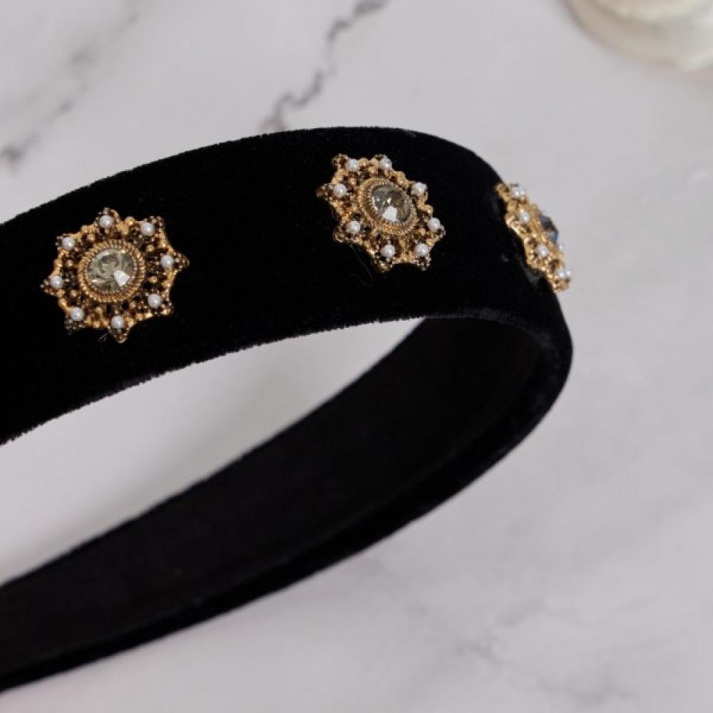 Lara Velvet Antique Hairband Maiahb152
