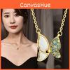 Chic Gold And Silver Butterfly Necklace With Fashionable Design For Elegant Neckline Display