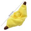 Cappello a Banana Giallo Carino Copricapo Creativo a Forma di Testa di Banana Regalo Cappello di Frutta Peluche Carnevali