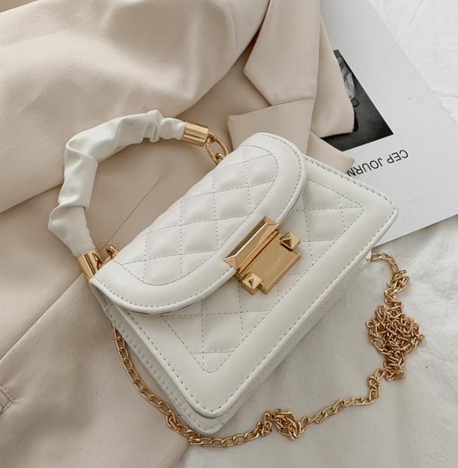 Ladies' handbag popular Korean fashion chain crossbody, internet celebrity handbag, small square bag