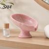 Hollow Design Soap Holder Self Draining Dish, 3D Printed Holder, Multi-functional Elegant Sink Organizer Tray for Shower, Bathroom, Kitchen Modern